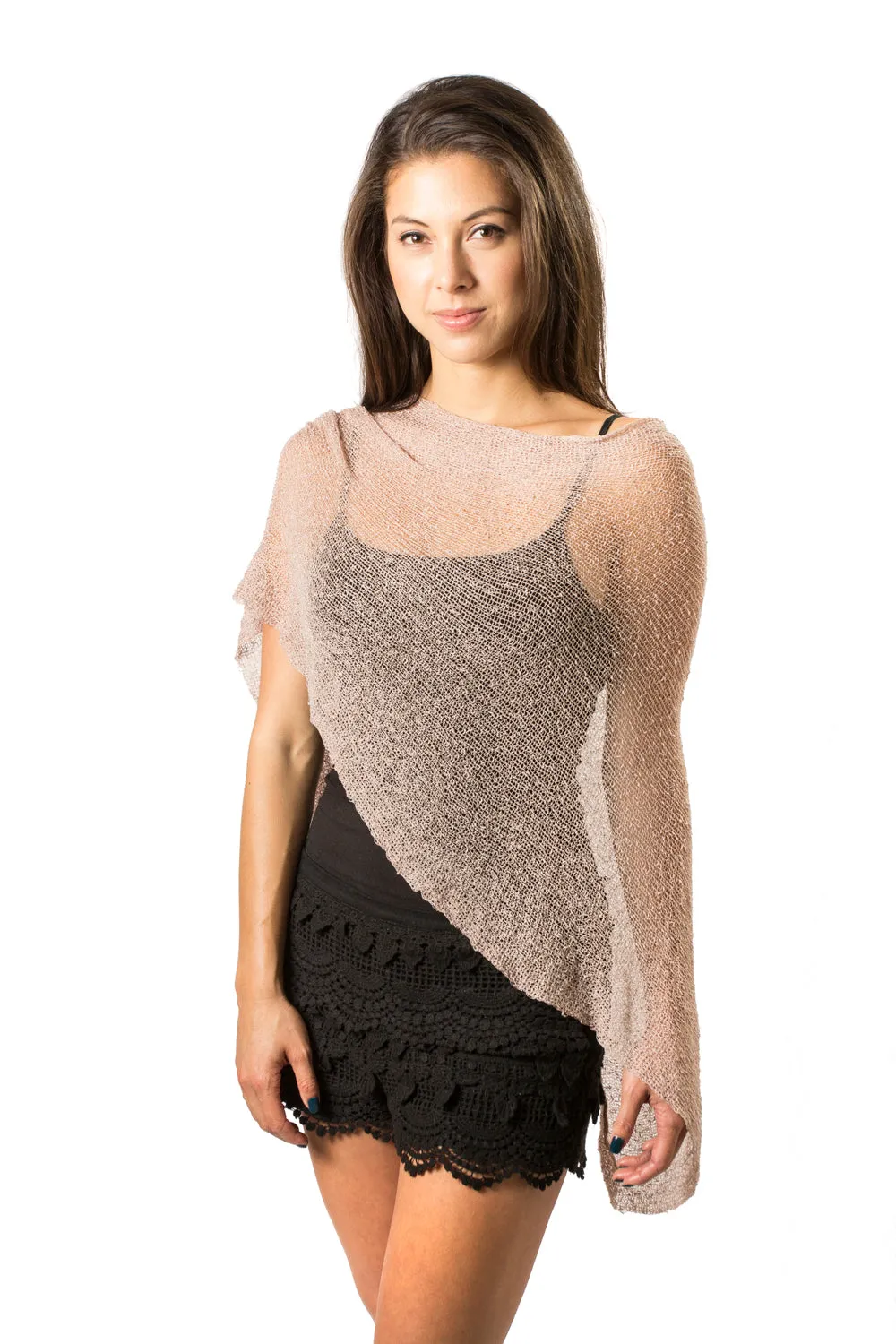 Lightweight Knit Poncho