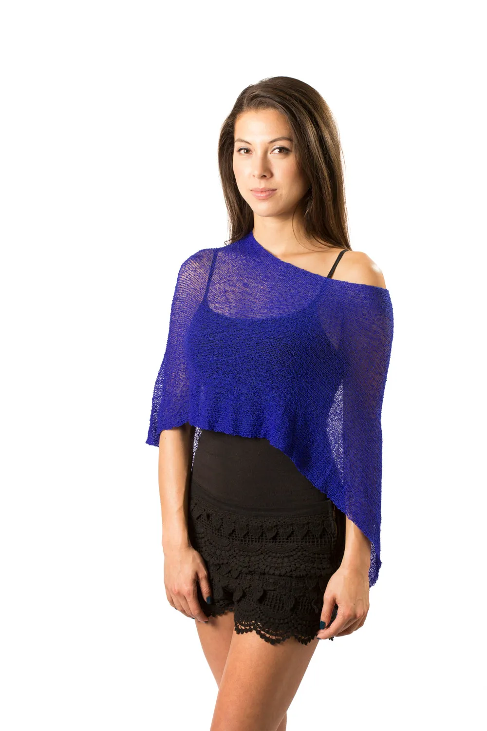 Lightweight Knit Poncho