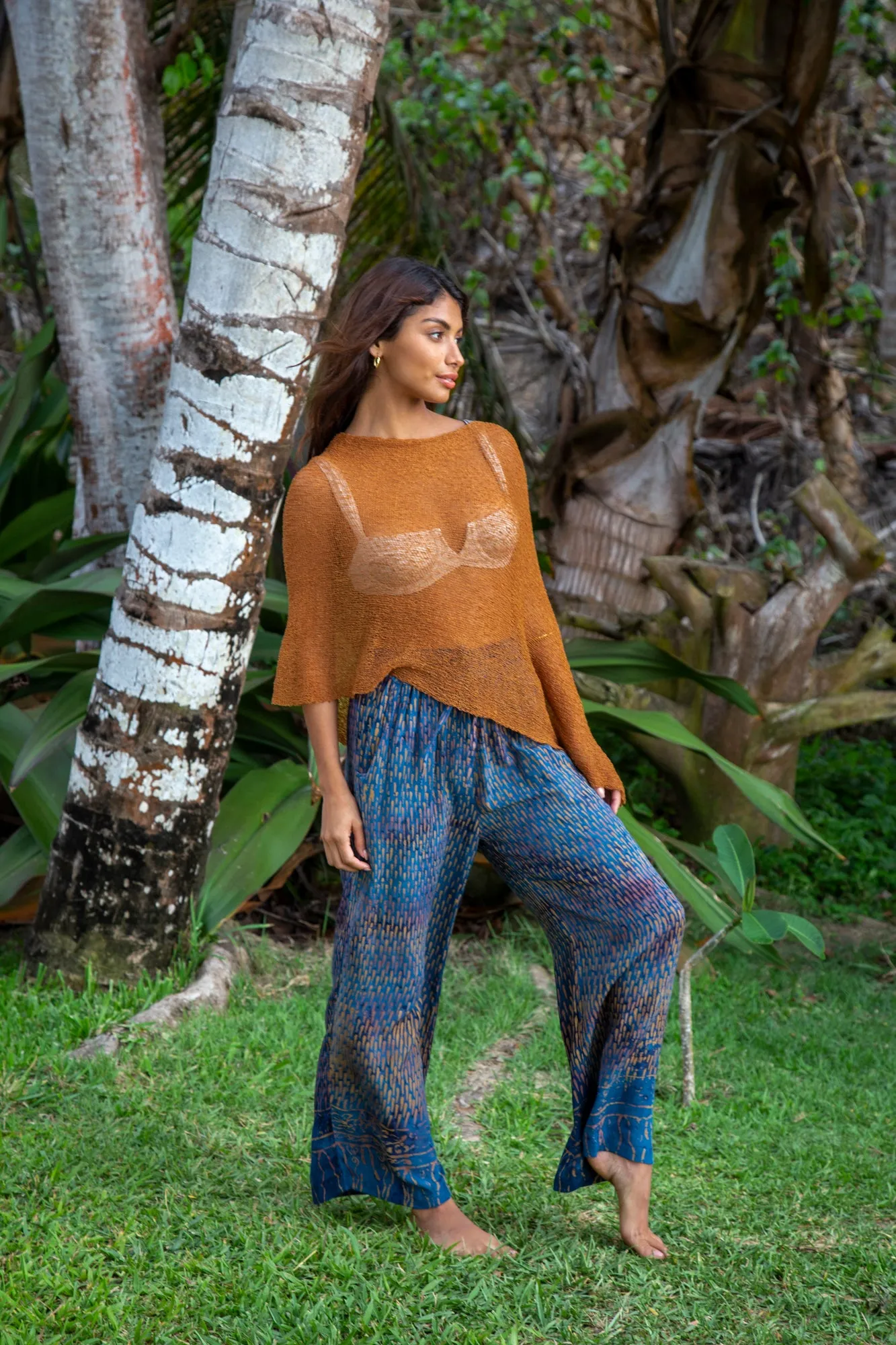 Lightweight Knit Poncho
