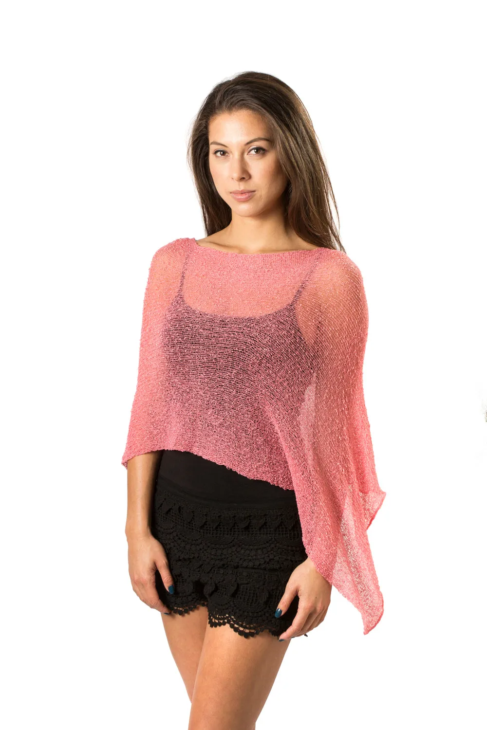 Lightweight Knit Poncho