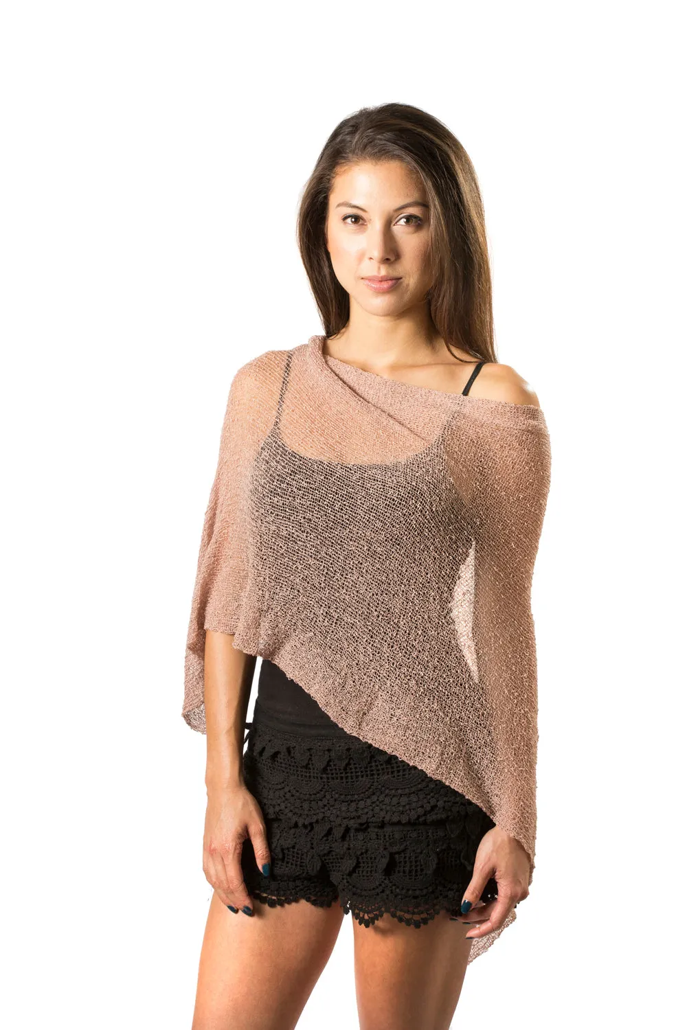 Lightweight Knit Poncho