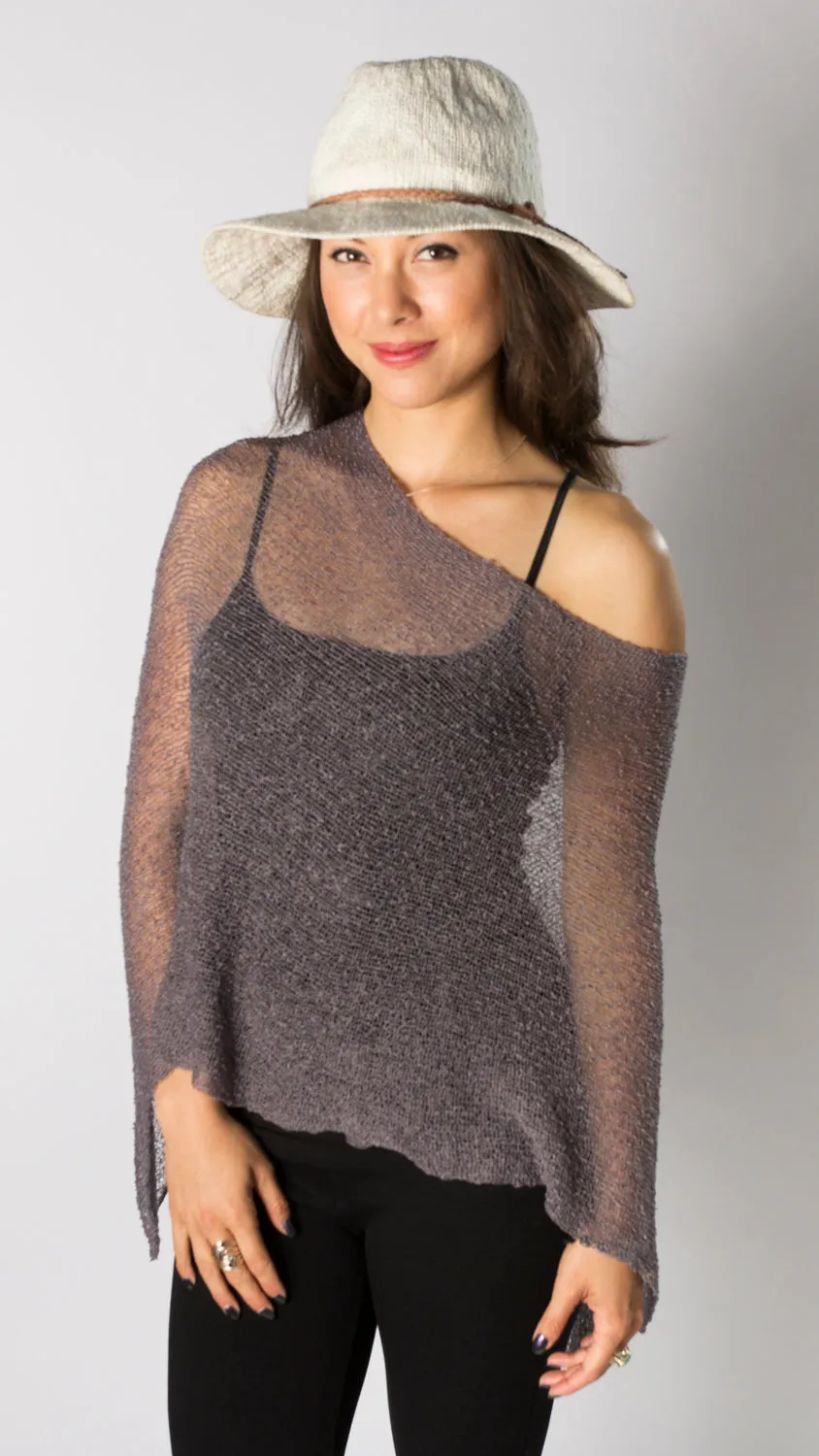 Lightweight Knit Poncho