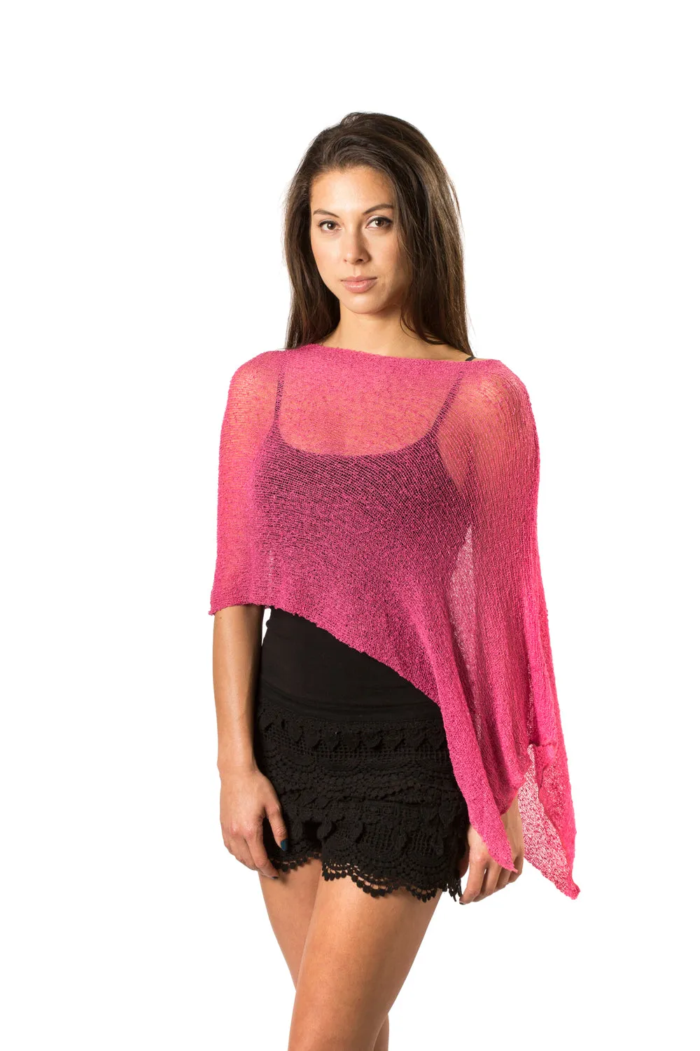 Lightweight Knit Poncho