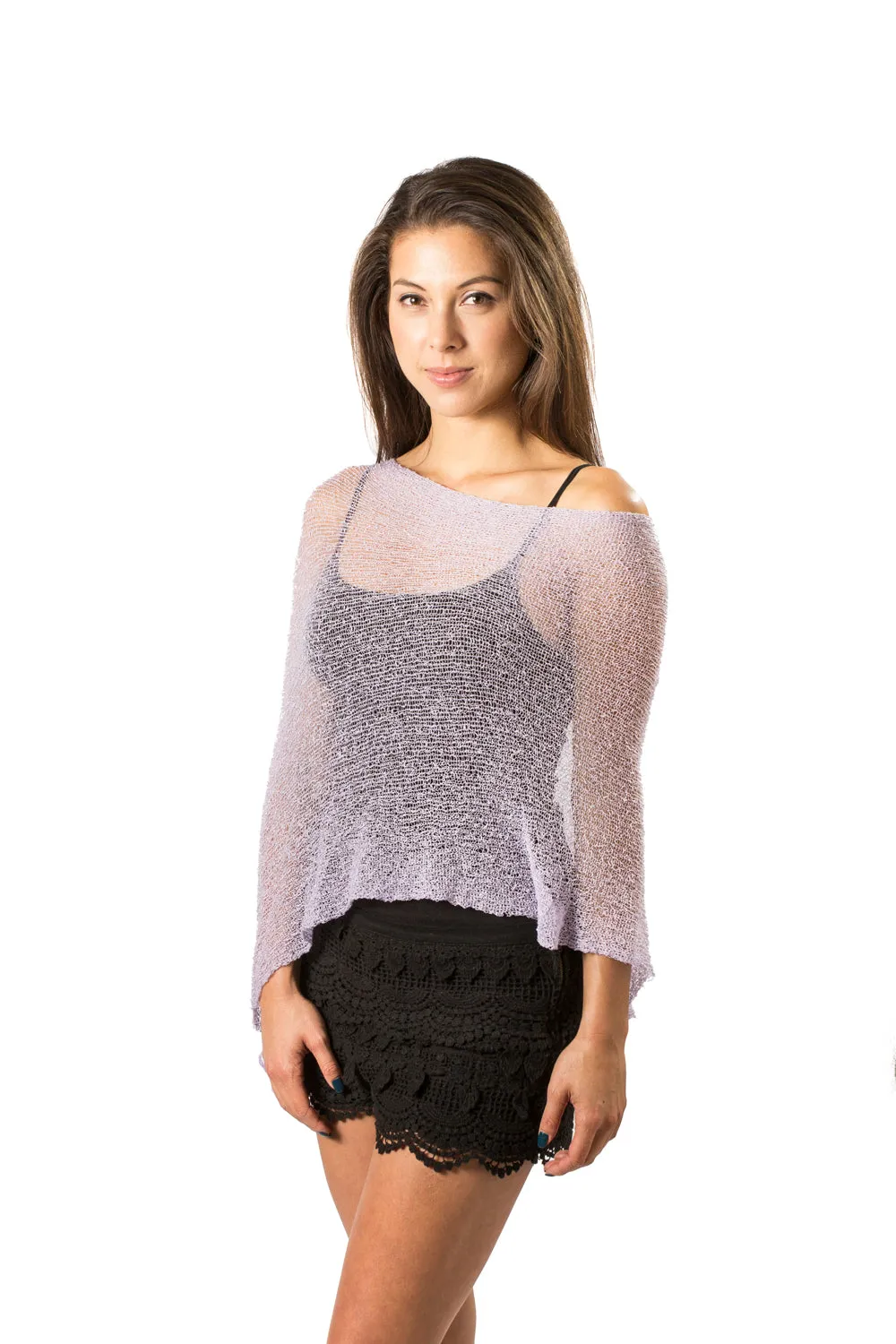 Lightweight Knit Poncho