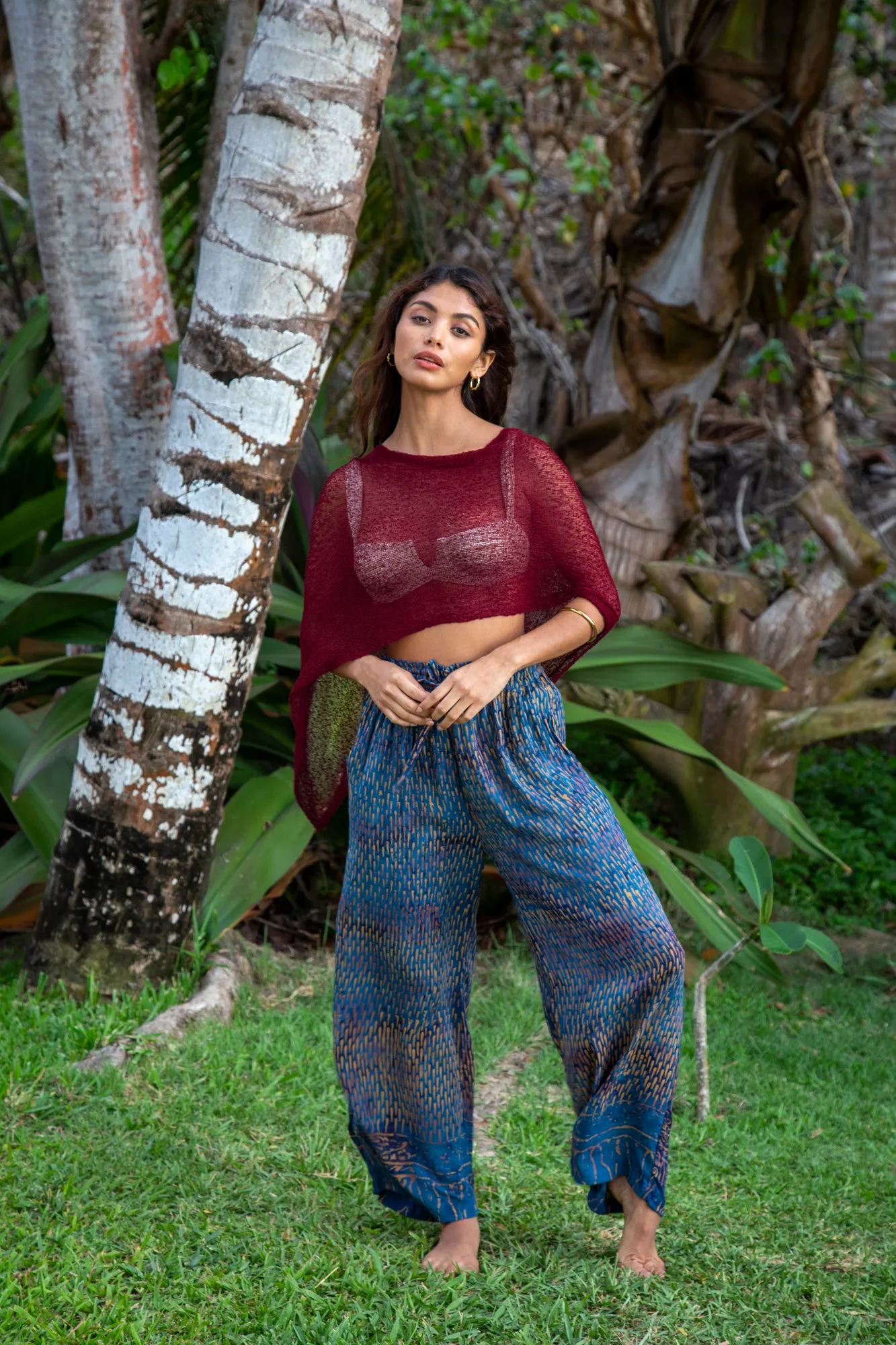 Lightweight Knit Poncho