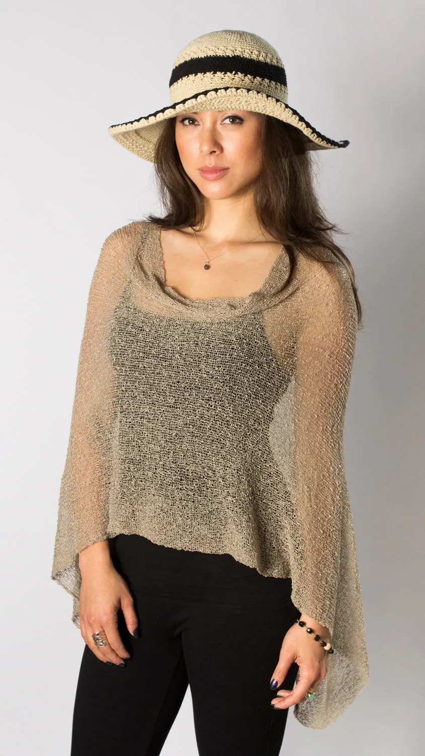 Lightweight Knit Poncho