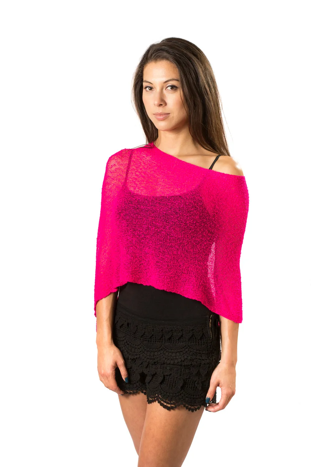 Lightweight Knit Poncho