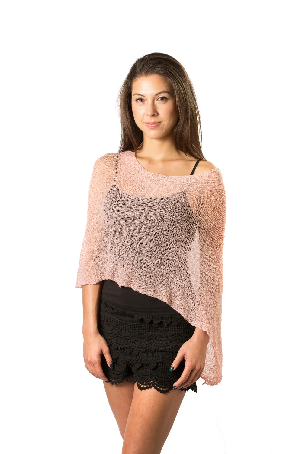 Lightweight Knit Poncho