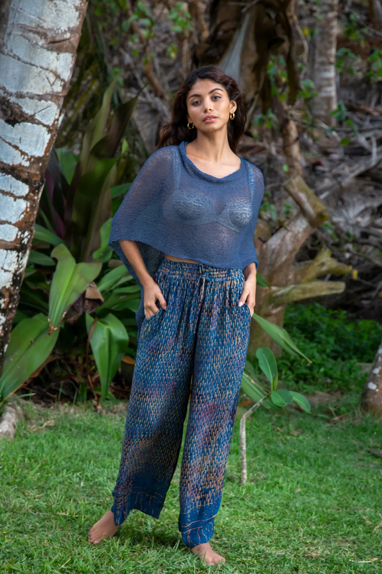 Lightweight Knit Poncho