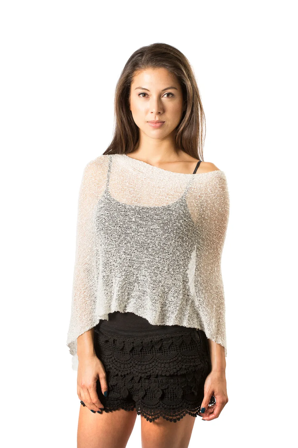 Lightweight Knit Poncho