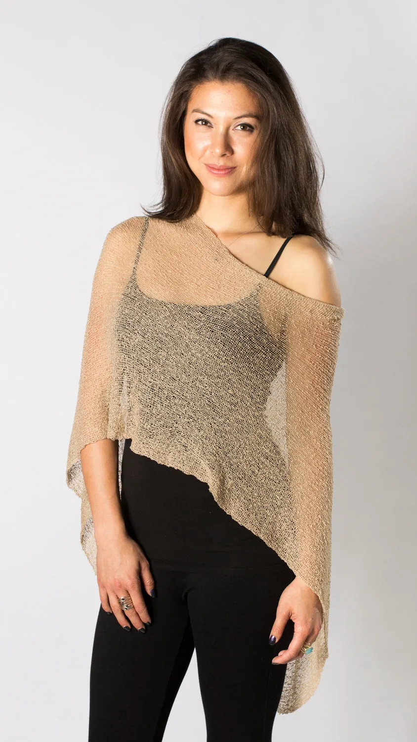 Lightweight Knit Poncho