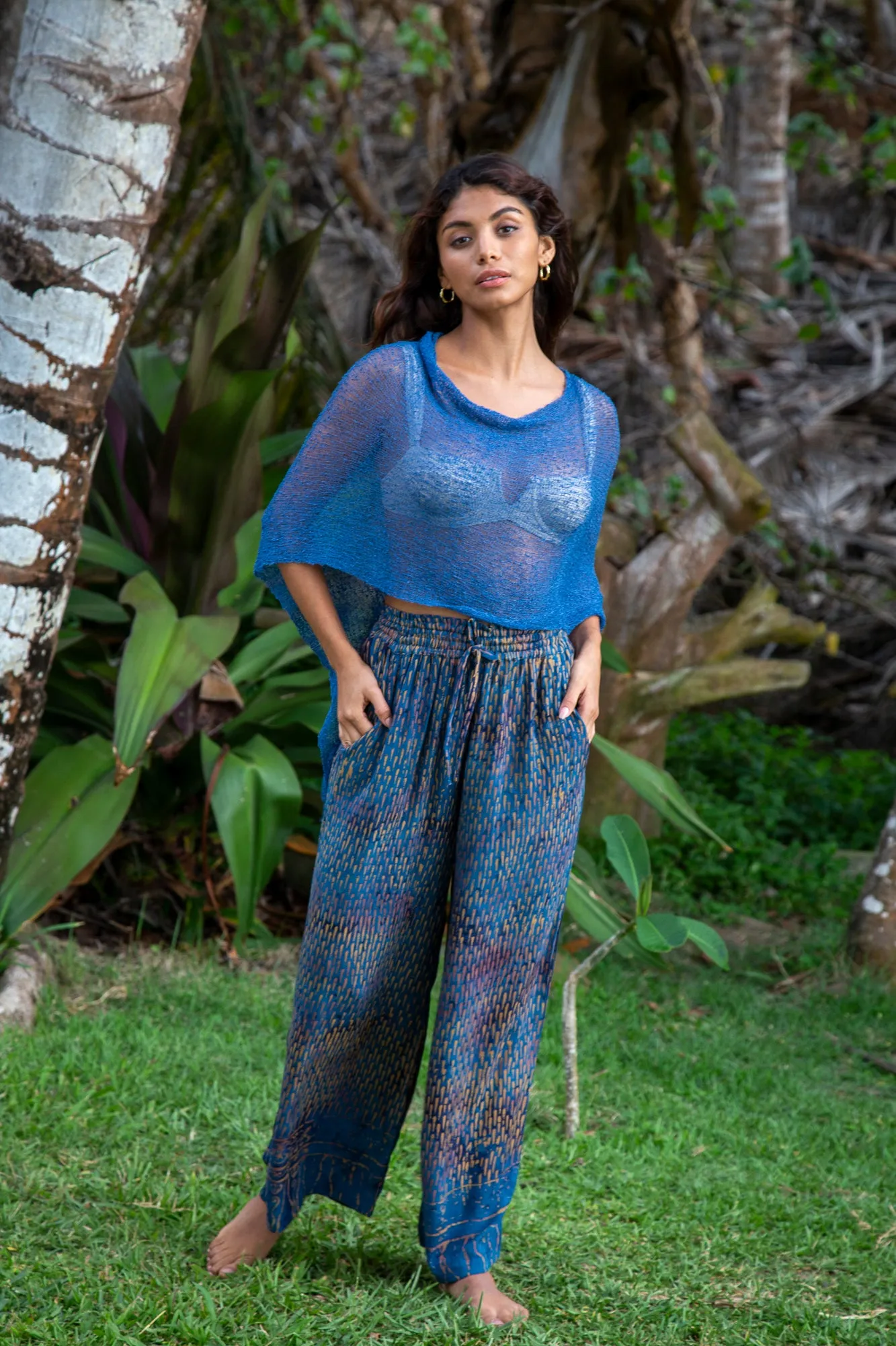 Lightweight Knit Poncho