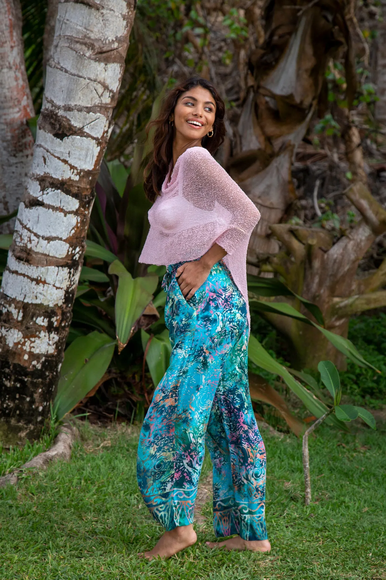 Lightweight Knit Poncho
