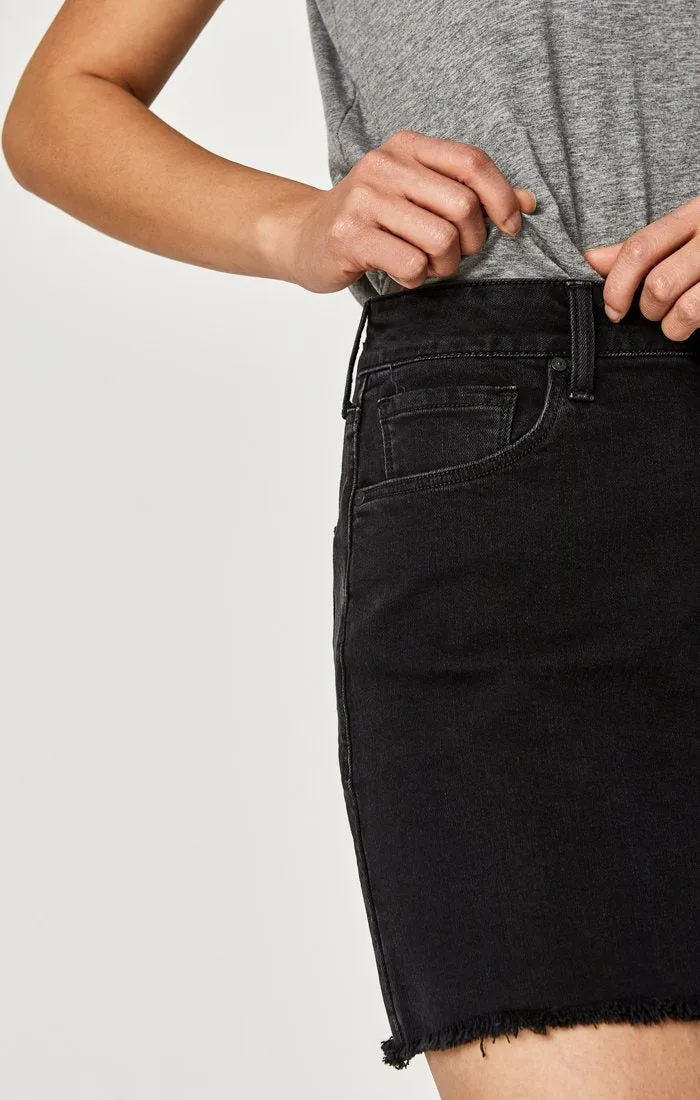 LINDSAY A-LINE SKIRT IN SMOKE STR
