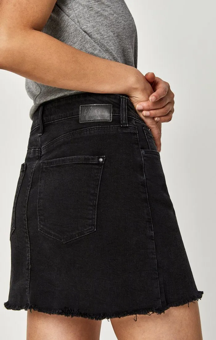 LINDSAY A-LINE SKIRT IN SMOKE STR