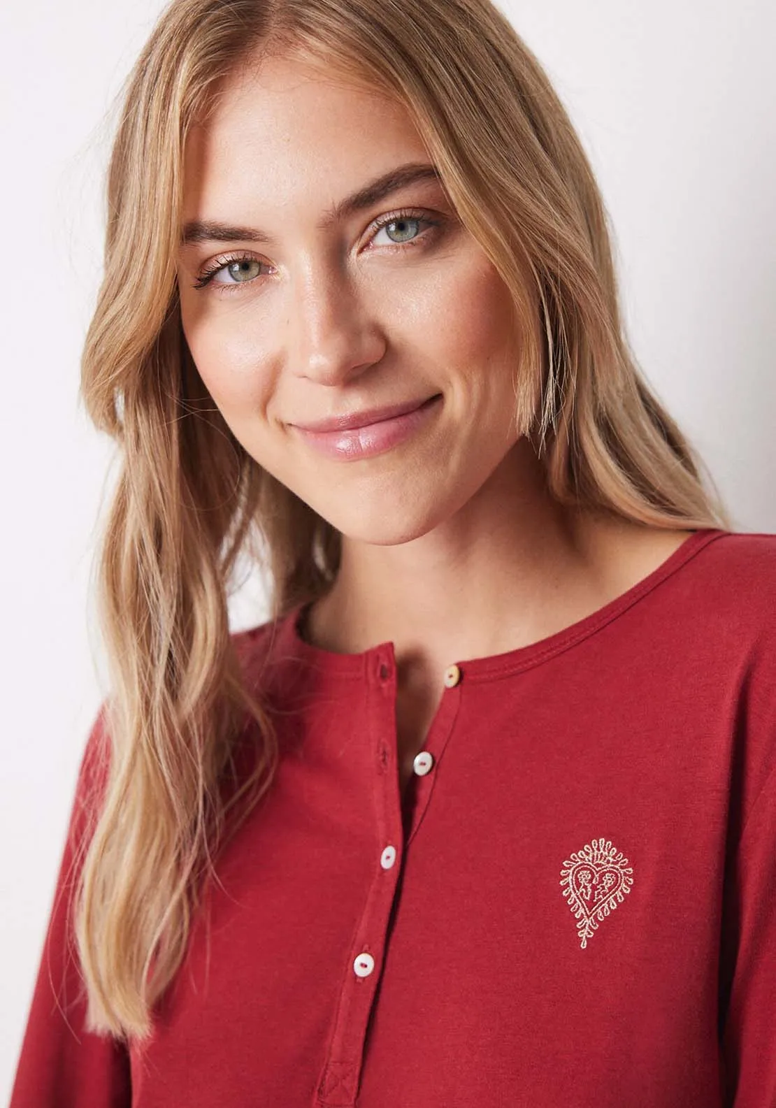 Long Sleeves T Shirt - Red