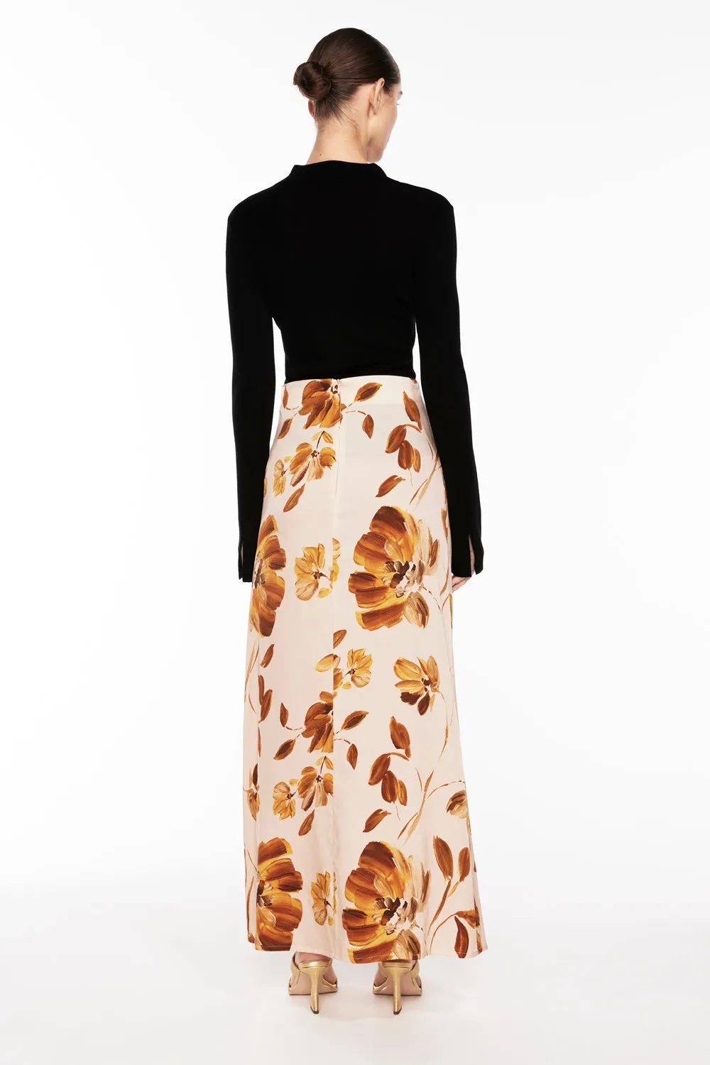 Marigold Floral Skirt