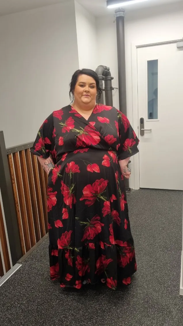 Maya Dress - Red Floral