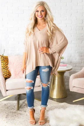 Meet Me In Napa Tunic in Iced Latte