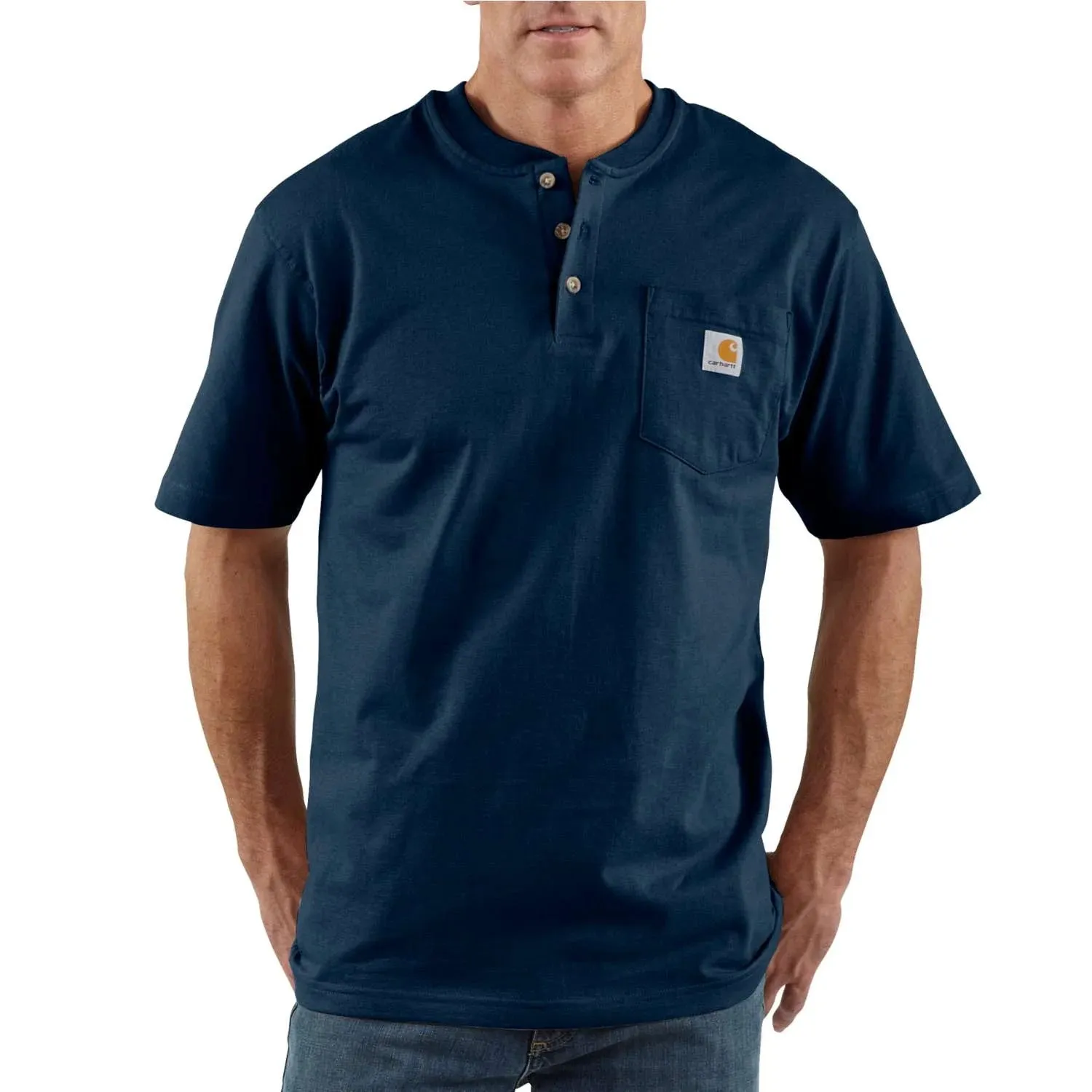 Men's Big and Tall Workwear Henley Shirt K84