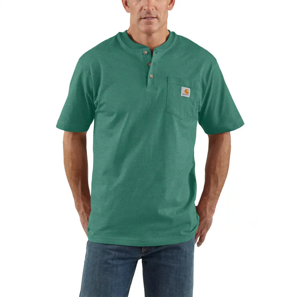 Men's Big and Tall Workwear Henley Shirt K84