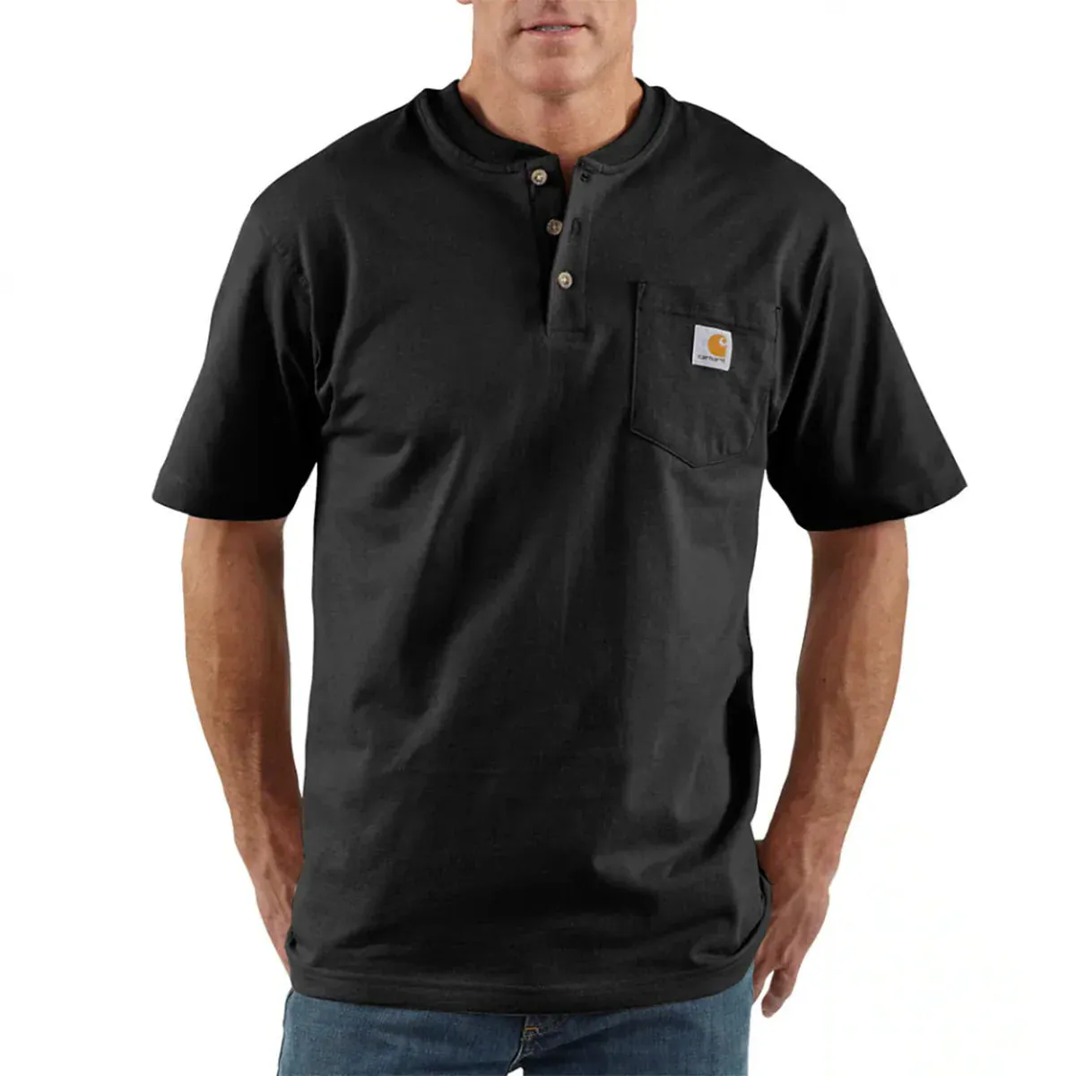 Men's Big and Tall Workwear Henley Shirt K84