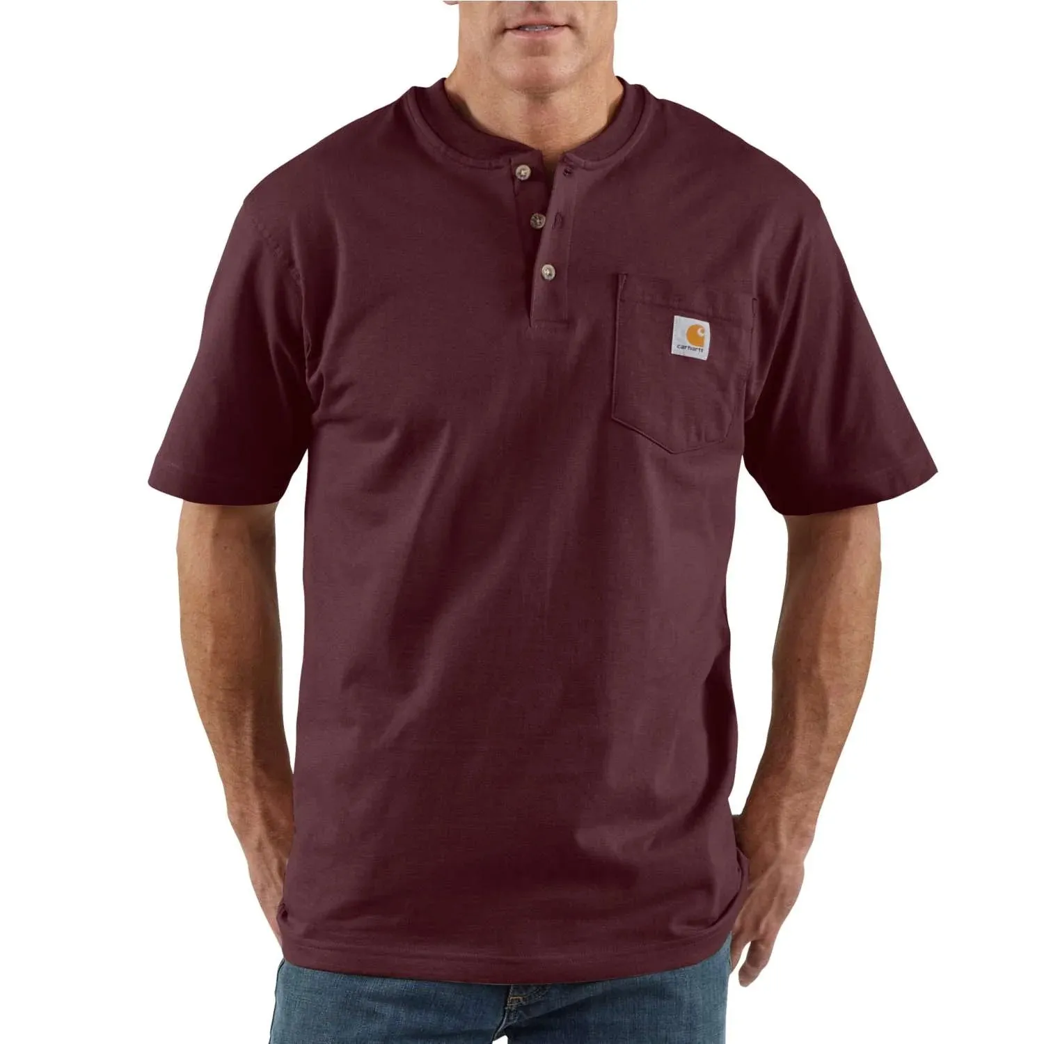 Men's Big and Tall Workwear Henley Shirt K84