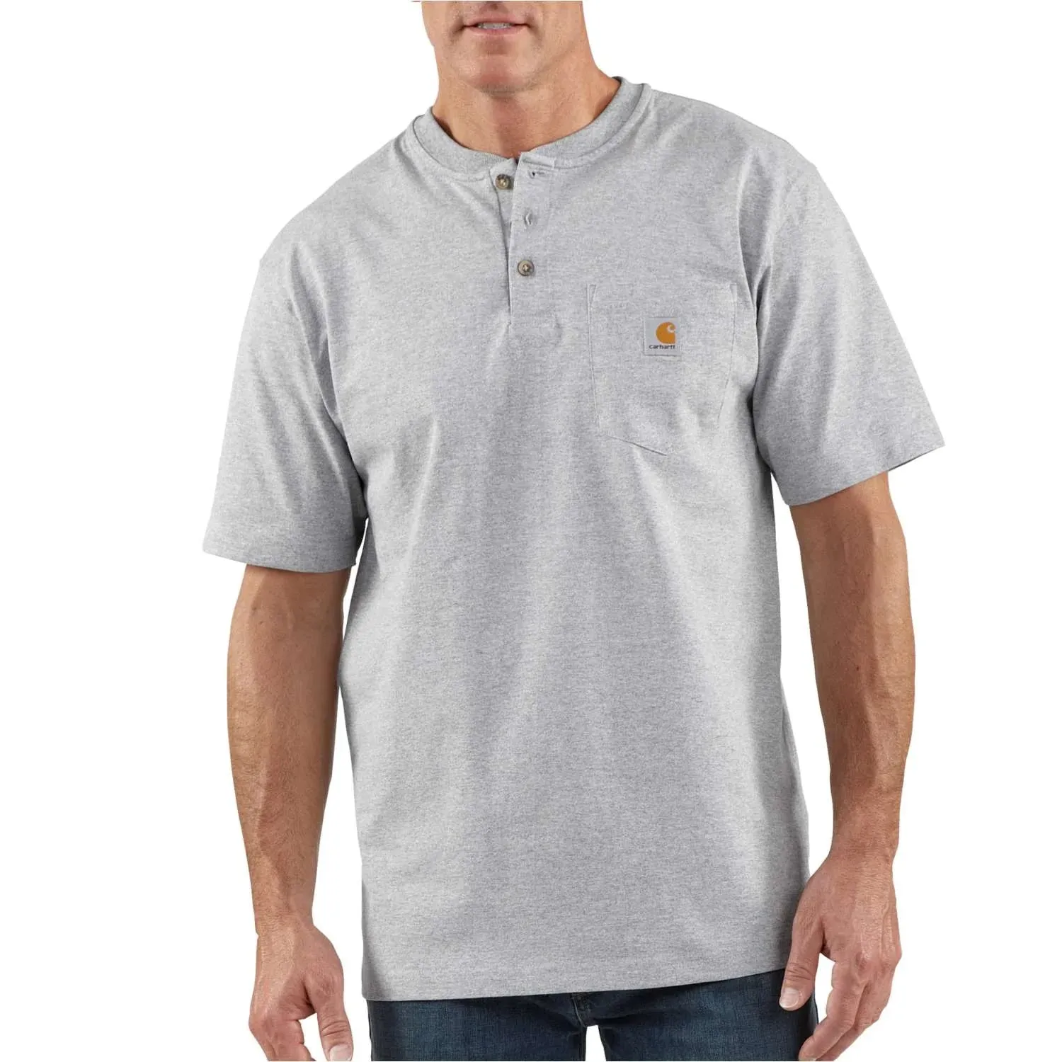 Men's Big and Tall Workwear Henley Shirt K84