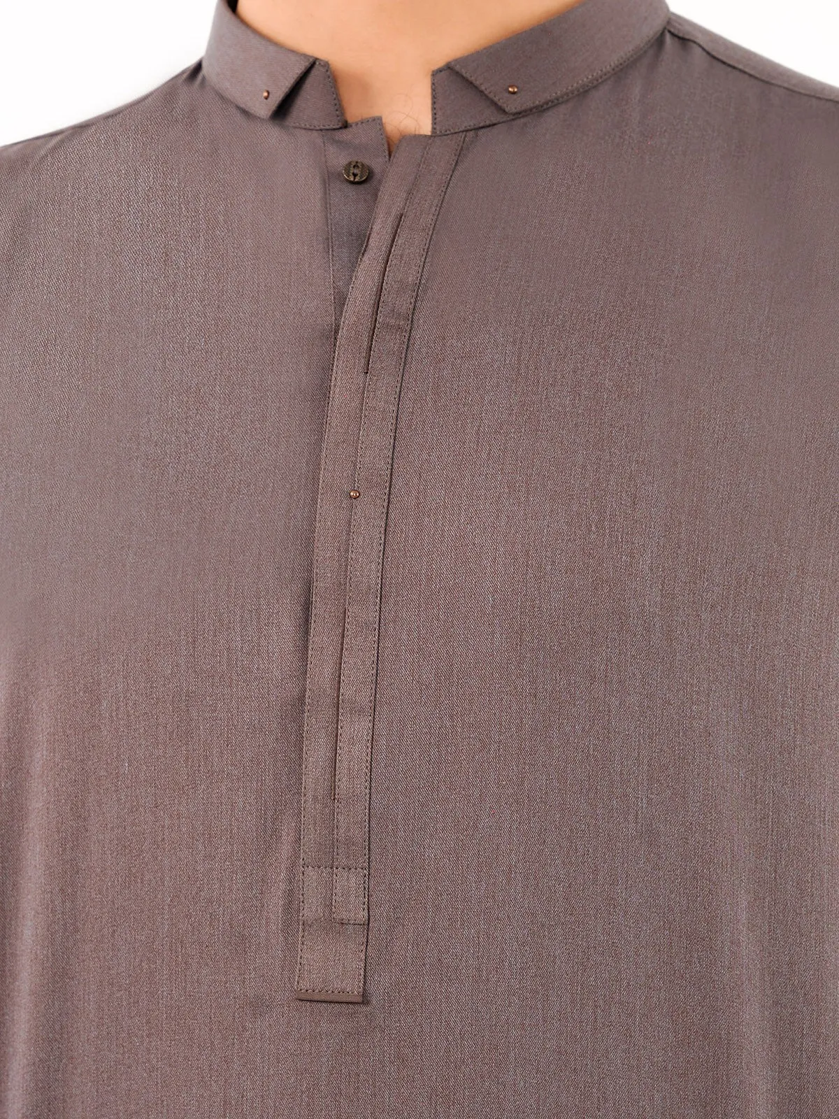 Men's Deep Mauve Kurta Shalwar - EMTKS23-41066