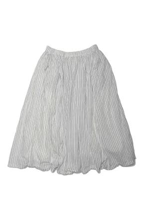 Metta - Ulla Skirt White Stripe - Double Cotton Voile