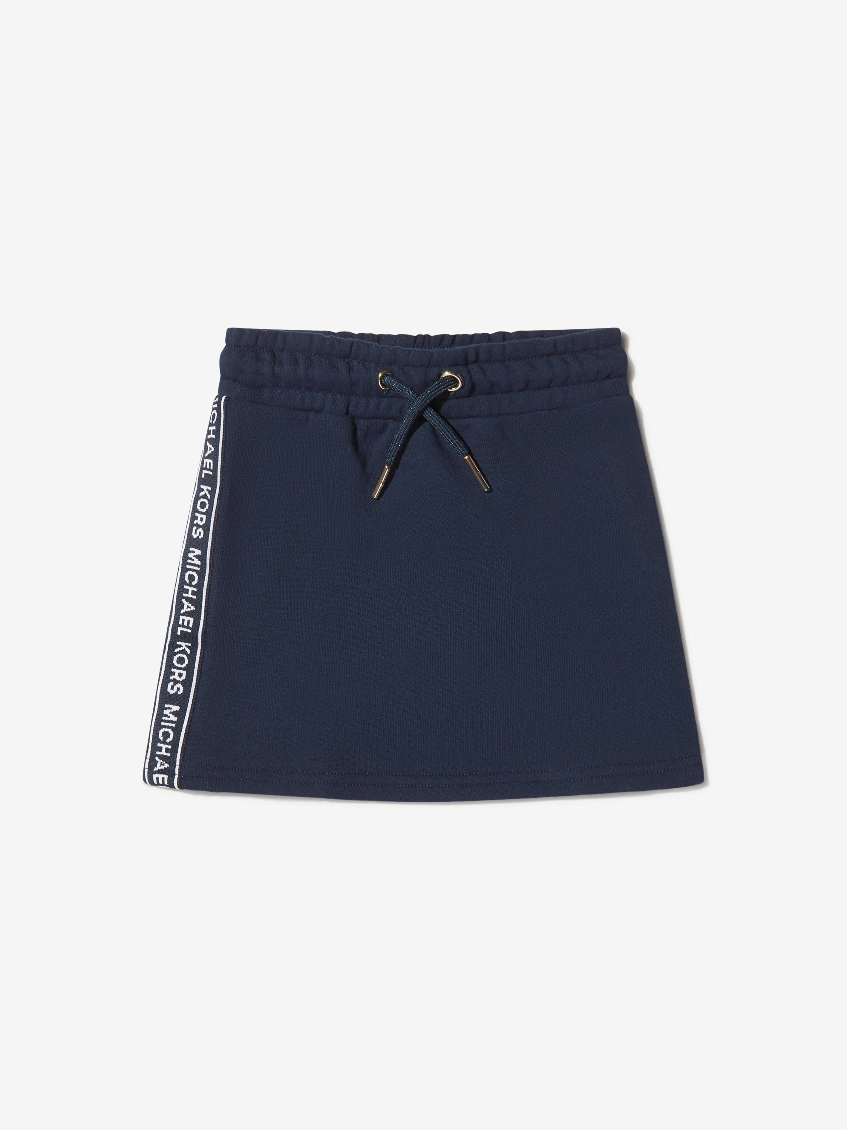 Michael Kors Girls Cotton Fleece Jacquard Logo Skirt