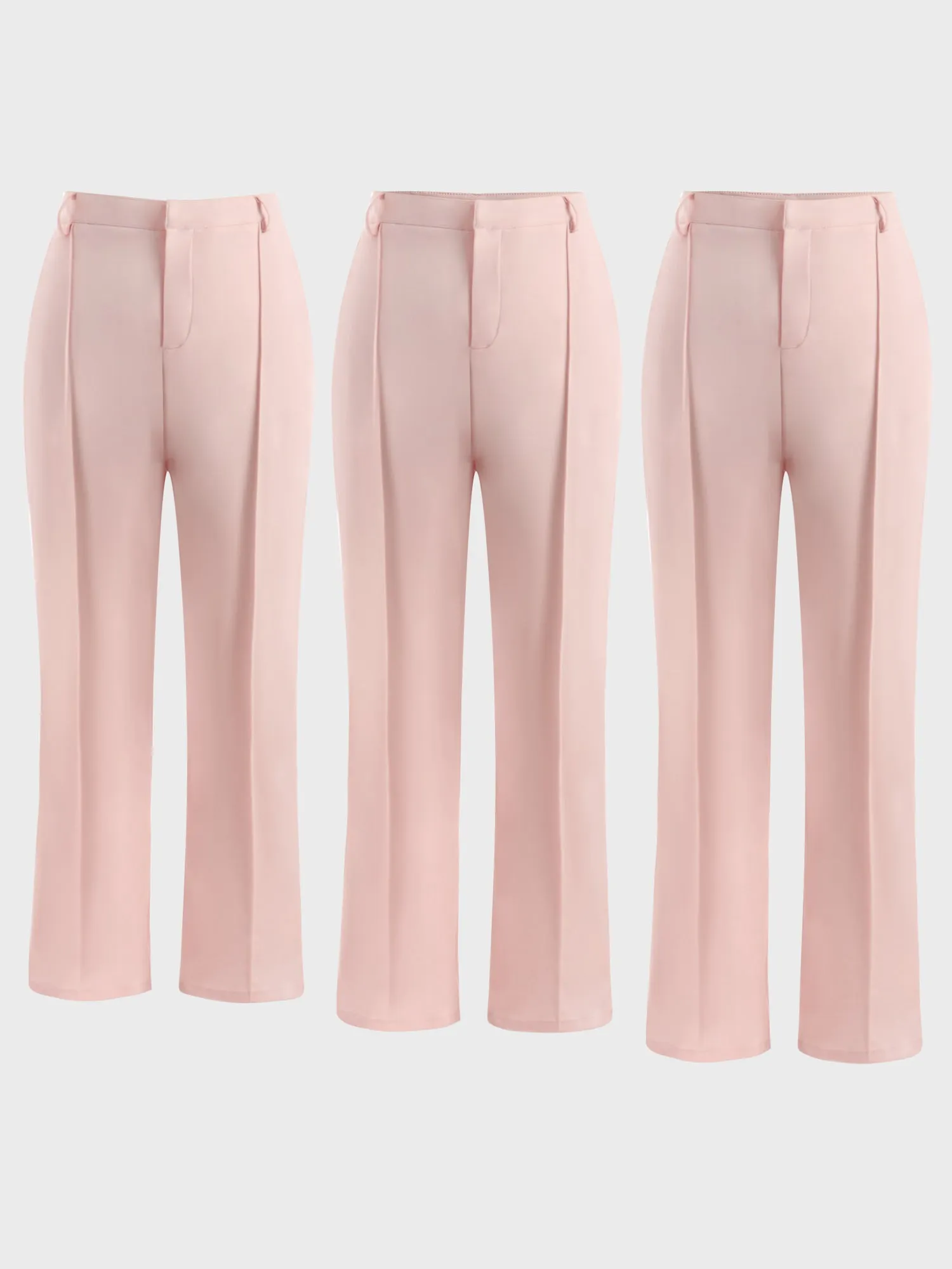 Midsize Modern Chic High-Waisted Dress Pants