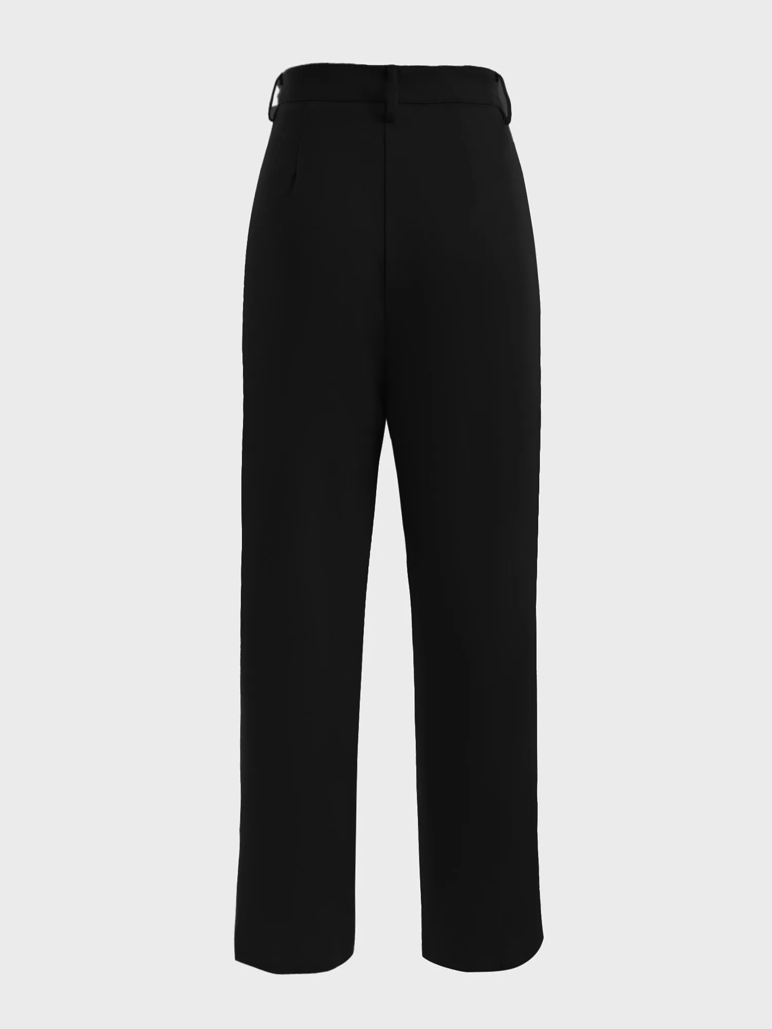 Midsize Modern Chic High-Waisted Dress Pants