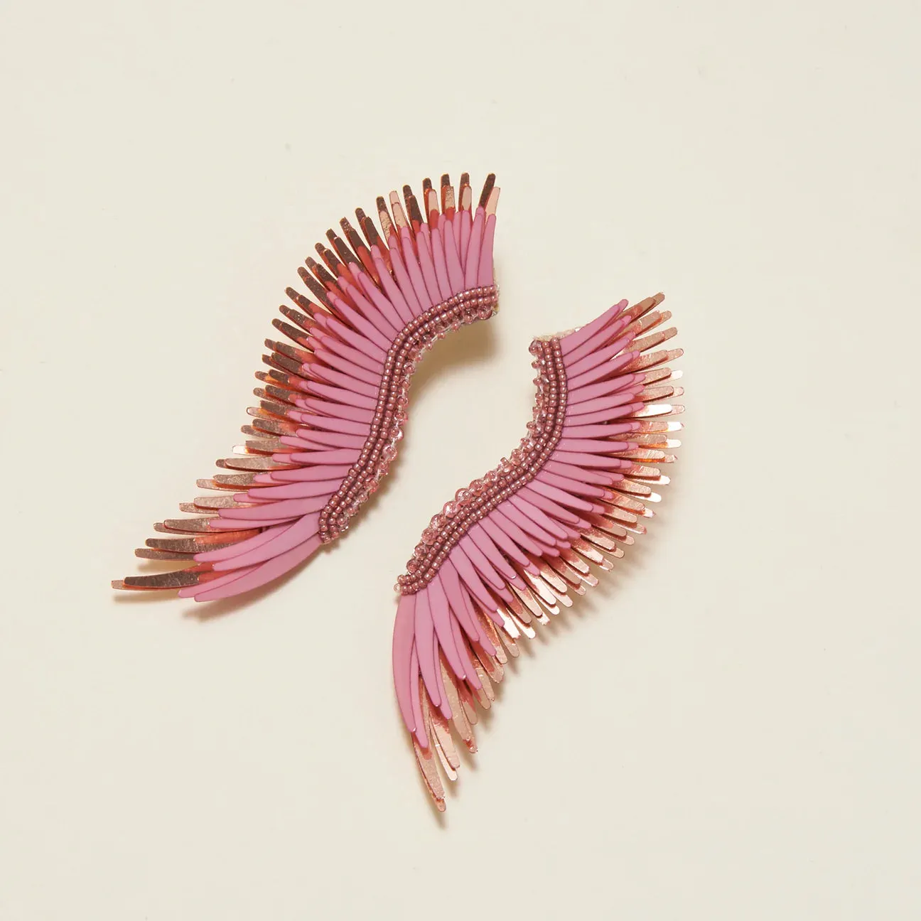 Mignonne Gavigan Midi Madeline Earrings Blush Rose Gold