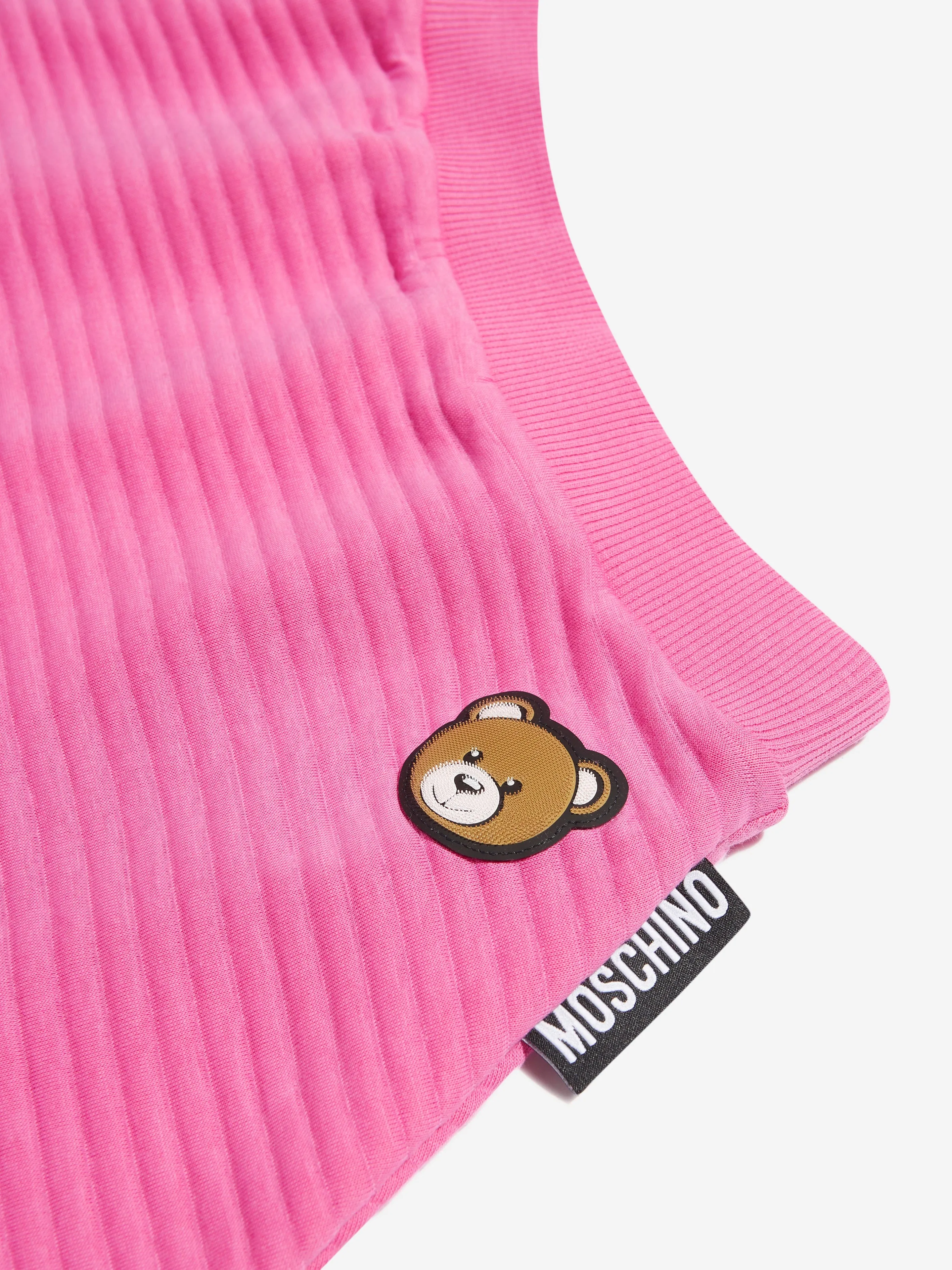Moschino Girls Teddy Bear Skirt in Pink