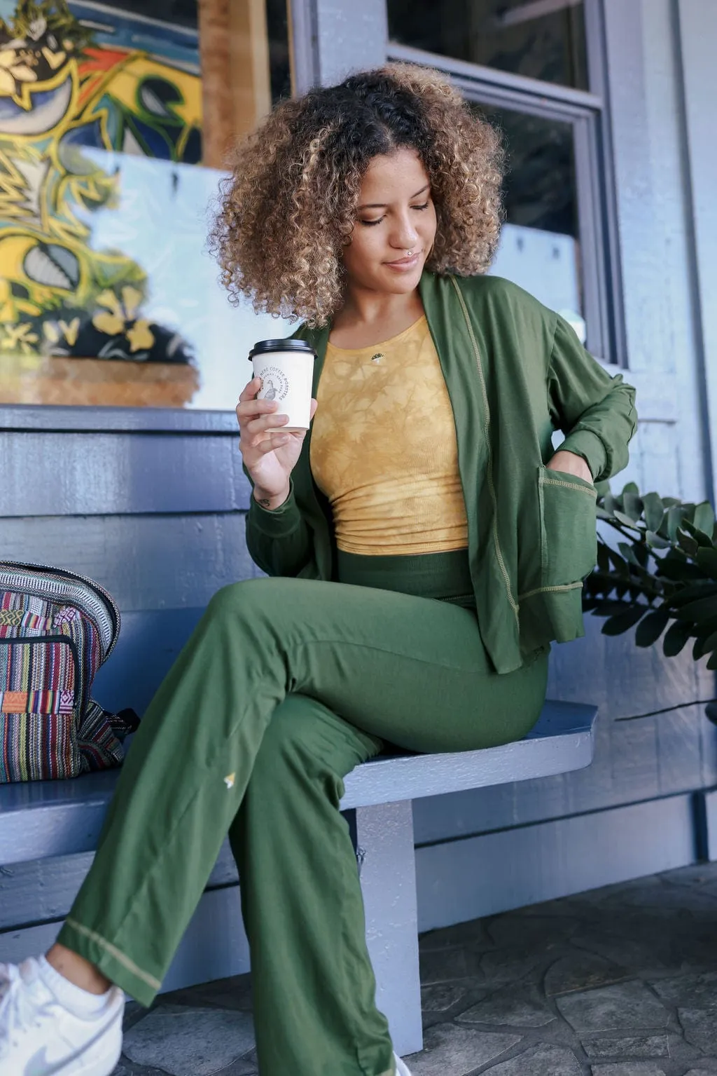 Mossy Mushy Boho Track Jacket