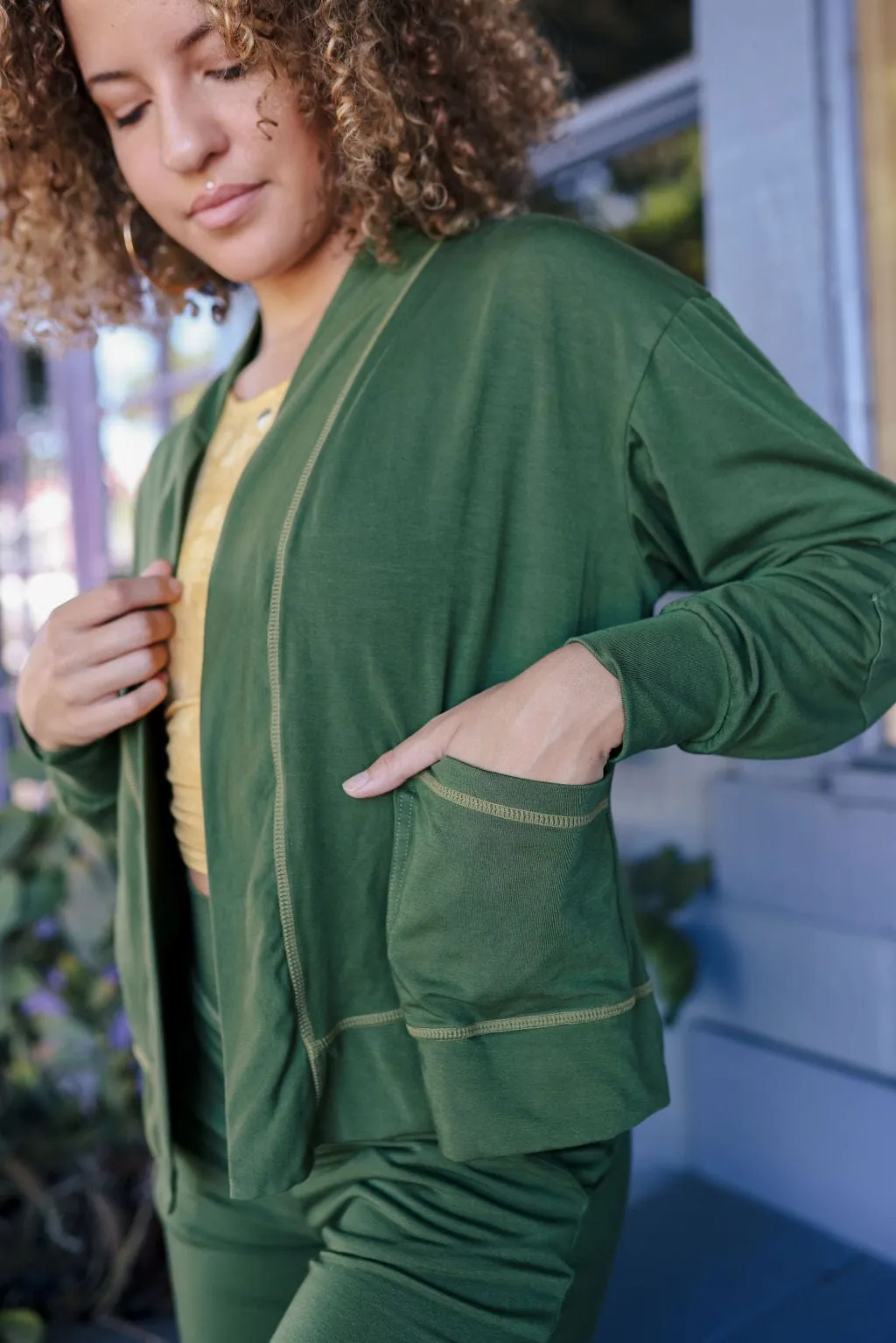 Mossy Mushy Boho Track Jacket