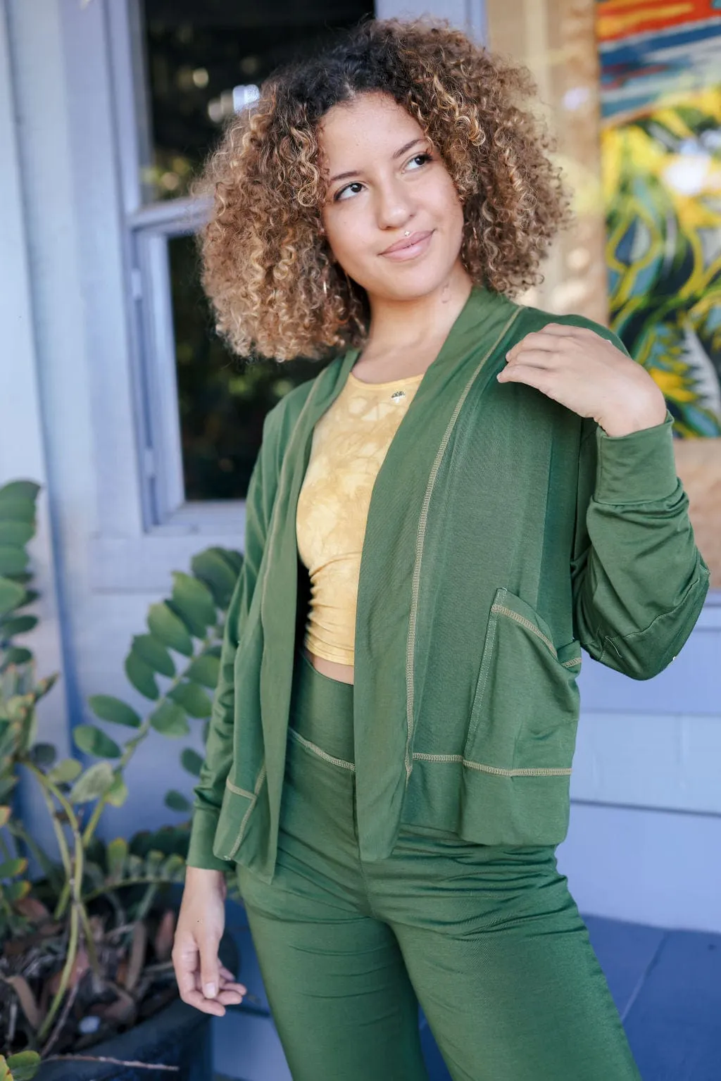 Mossy Mushy Boho Track Jacket