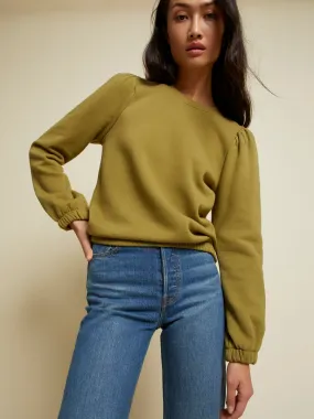 Nation LTD - Daryl Femme Sweatshirt in Olive