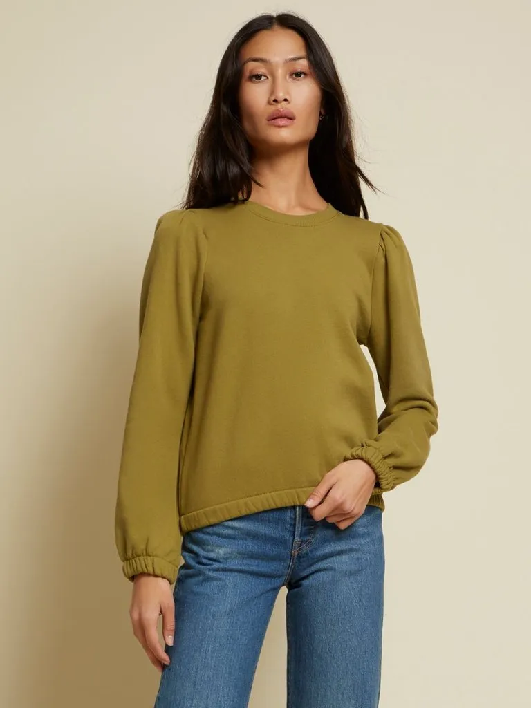 Nation LTD - Daryl Femme Sweatshirt in Olive