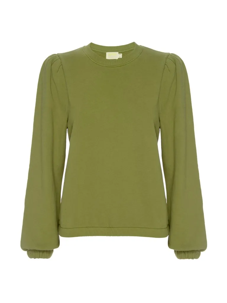 Nation LTD - Daryl Femme Sweatshirt in Olive
