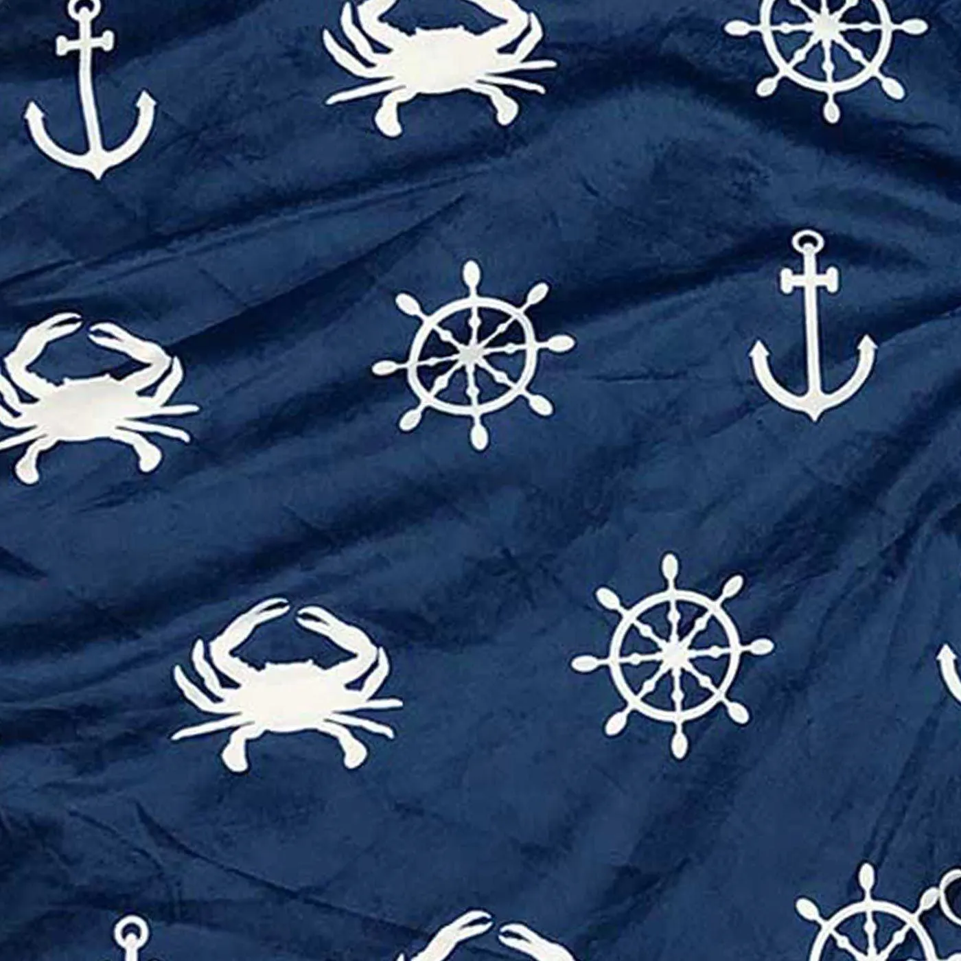 Nautical Crabs, Anchors & Helm / Tree Skirt