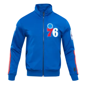 NBA PHILADELPHIA 76ers CLASSIC MEN'S DK TRACK JACKET (ROYAL BLUE)