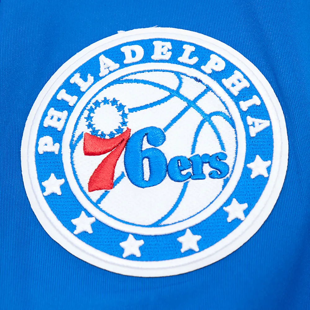 NBA PHILADELPHIA 76ers CLASSIC MEN'S DK TRACK JACKET (ROYAL BLUE)