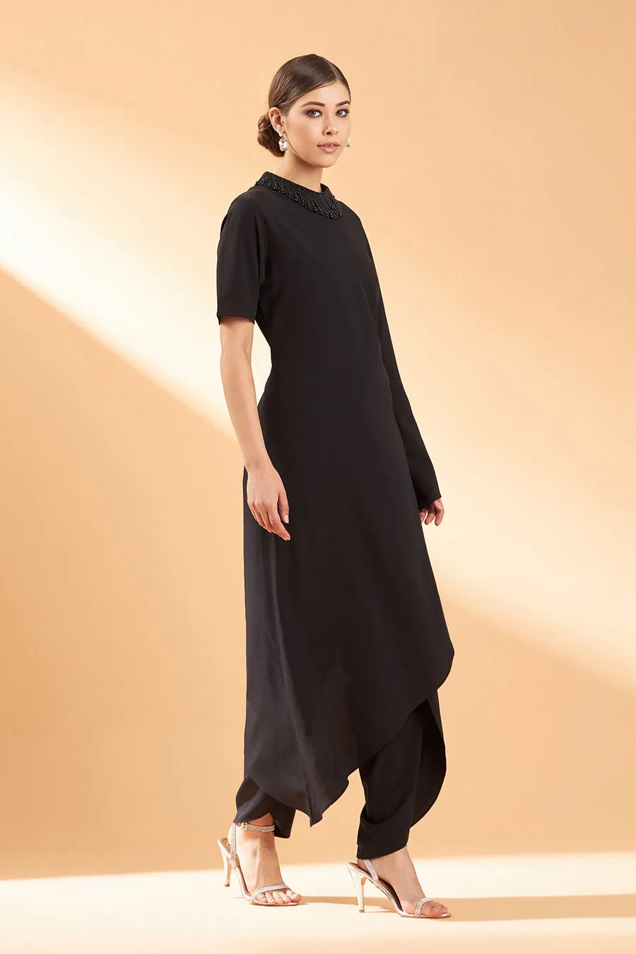 Ocean Pearl Black Co-Ord Set