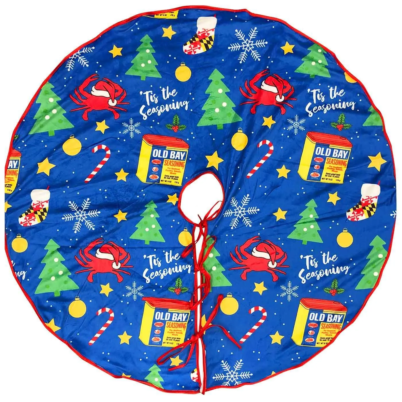 OLD BAY "Tis' the Seasoning" / Tree Skirt