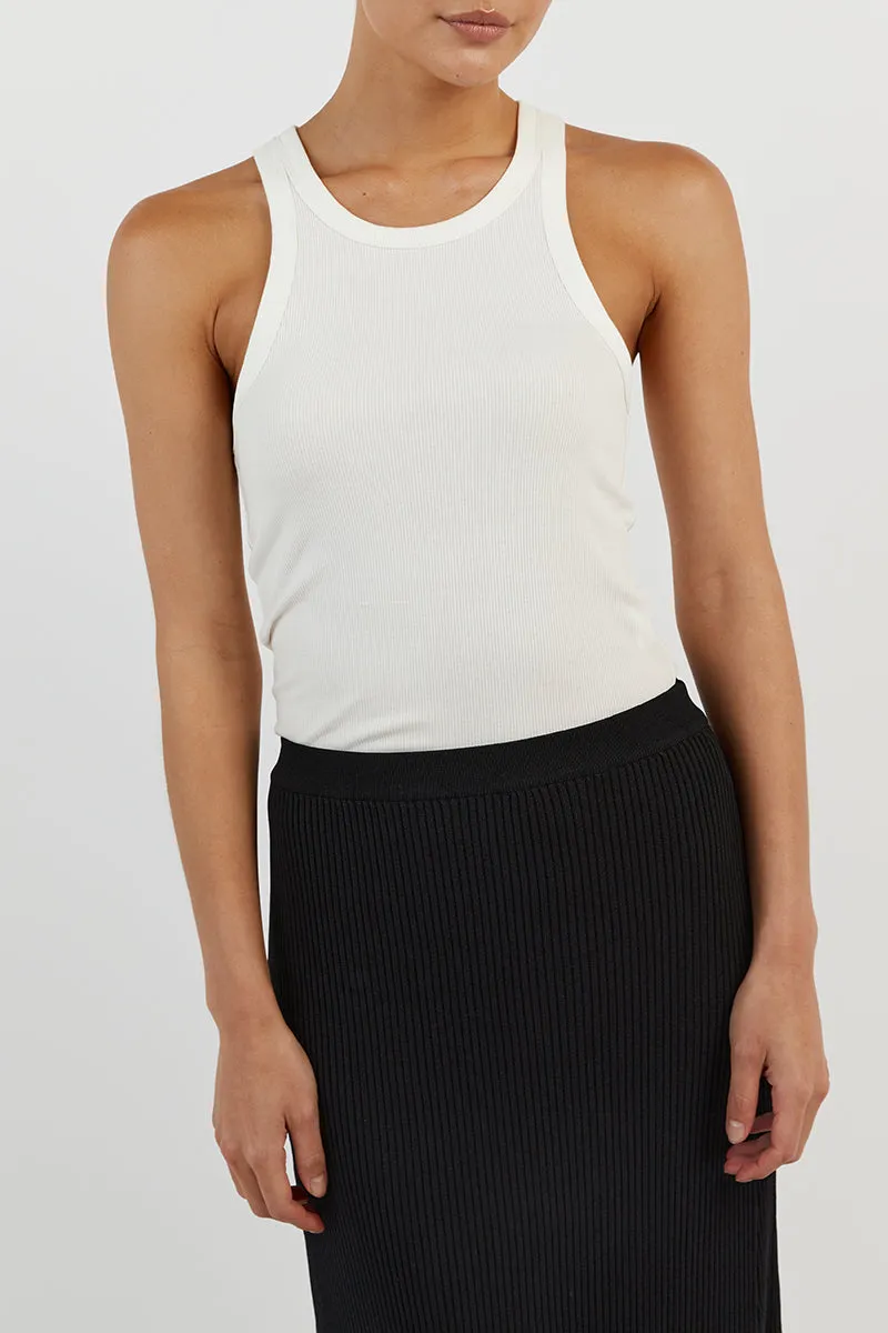 OLYMPIA BLACK  MIDI SKIRT