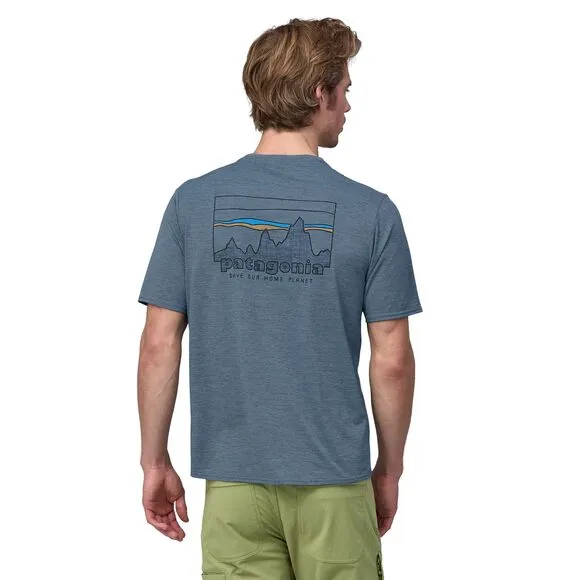 Patagonia Men's Short-Sleeved Cap Cool Daily Graphic Shirt