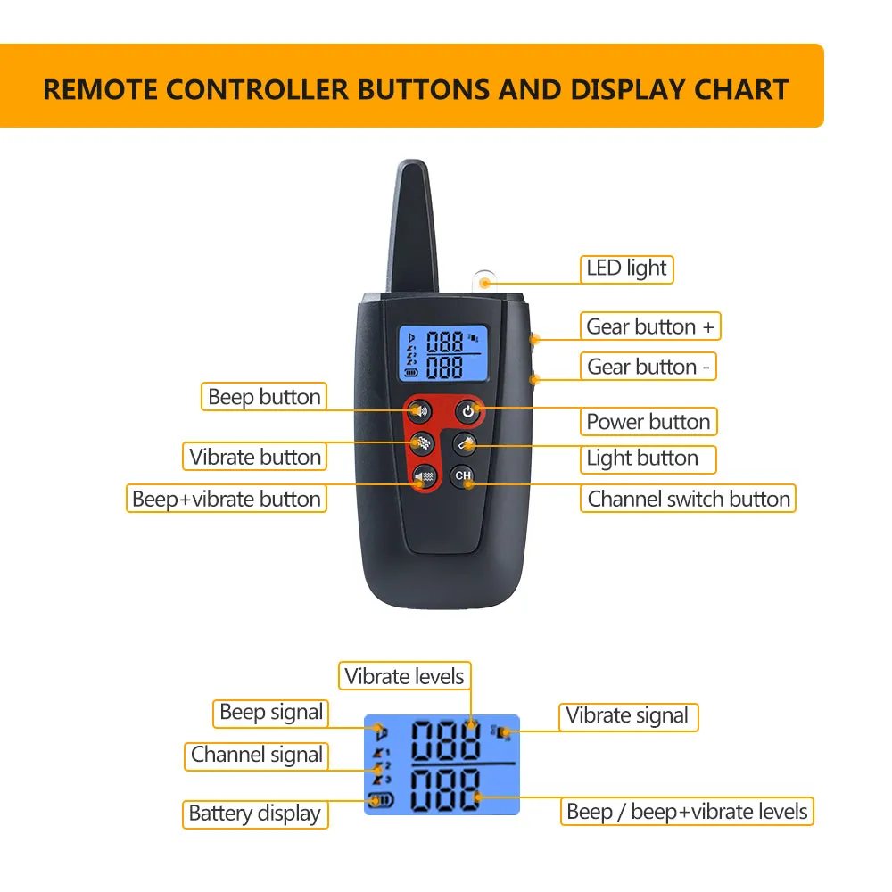 PD 526V Remote Training No Shock Collar