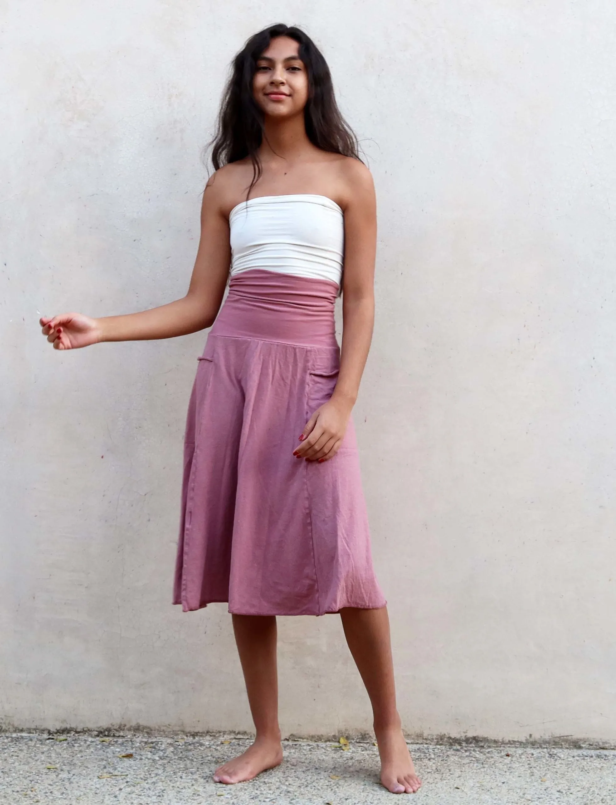 Perfect Pockets Below Knee Skirt